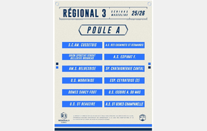 R3 - notre équipe fanion connaît désormais ses adversaires pour sa saison en Régional 3.