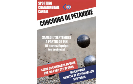 2ÈME concours de pétanque du SCC