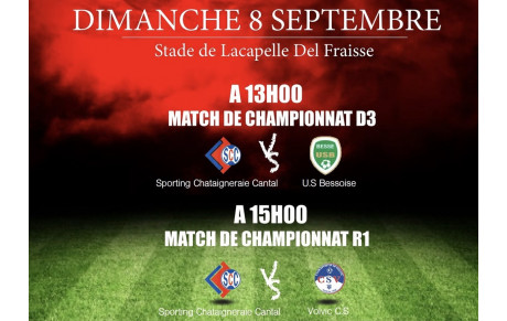 Deux matchs ce week-end 🔥🔵🔴