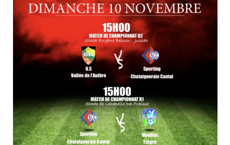 Affiche du week end (10.11.19)