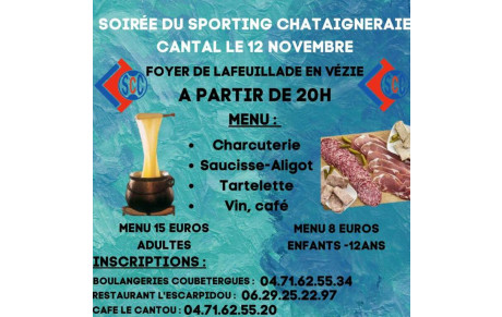 SOIREE DU 12 NOVEMBRE 2022