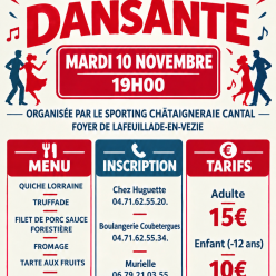 REPAS et SOIREE DANSANTE organisés par le SCC